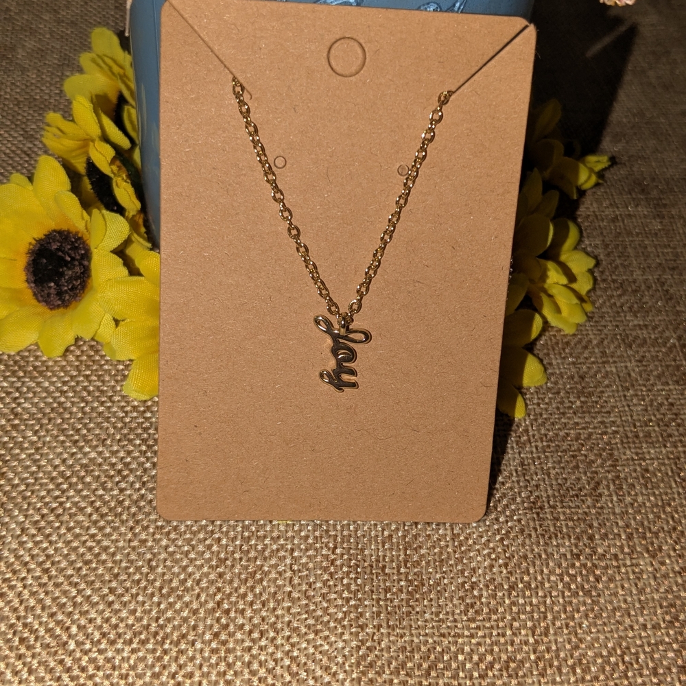 Gold 'Joy' Necklace